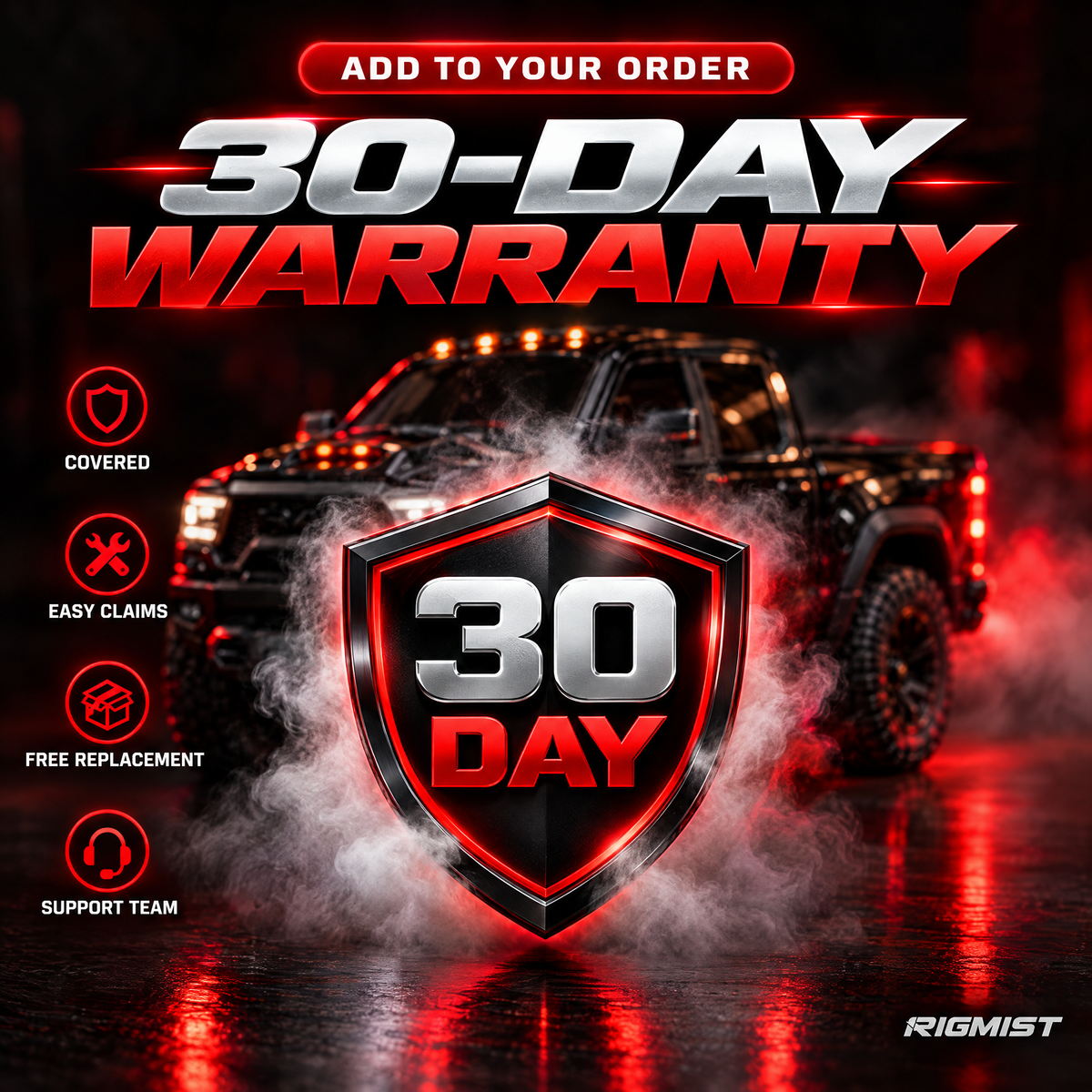 30-Day Warranty add-on